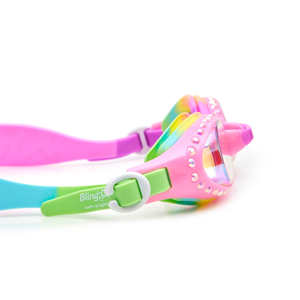 Bling2o Bubble Bath Pink Bandana Kids' Swim Goggles
