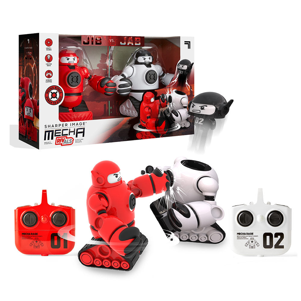  Sharper Image® Robot Combat Set, 2-Player Remote Control RC  Battle Robots for Kids & Family, LED Lights & Sound Effects, Wireless  Infrared Technology, Fun Electronic Fighting Game : Toys & Games