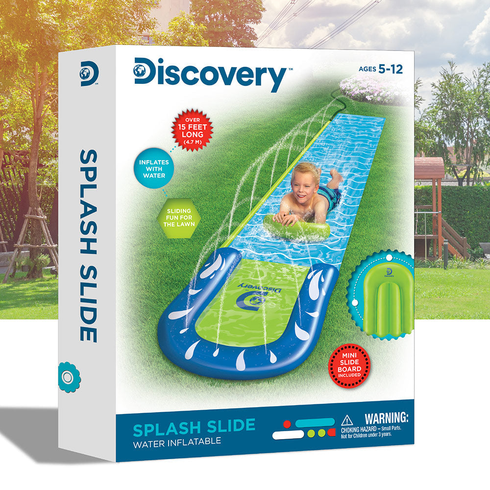 Discovery Toys Splash 15 Feet Slide Water Inflatable