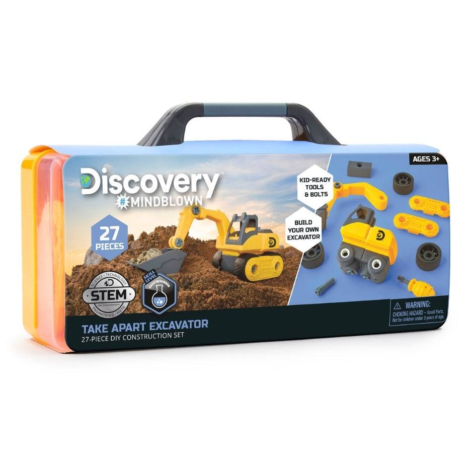 Discovery Mindblown DIY Take Apart 27 pcs Construction Set Excavator Kids STEM Toy