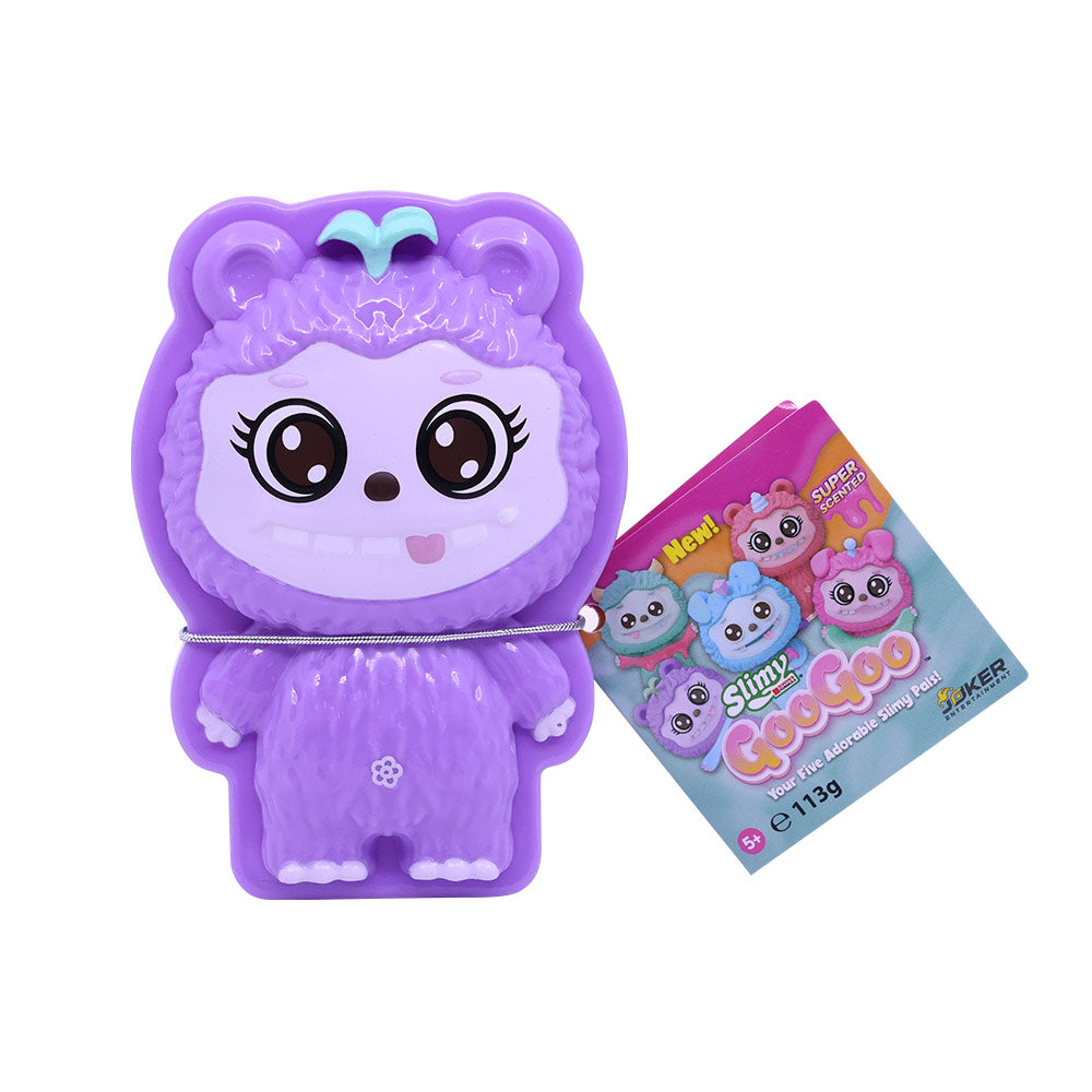 Slimy Goo Goo Gang 4 oz 5 Slimy Assortments, Super Scented Collectible Characters