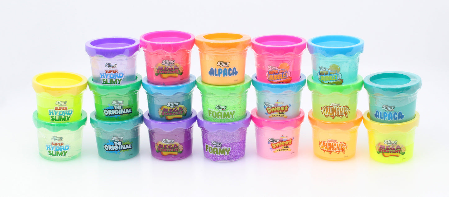 Slimy Super Multi Sensory Set Octagon Version with 19pcs 2oz Unit Pack