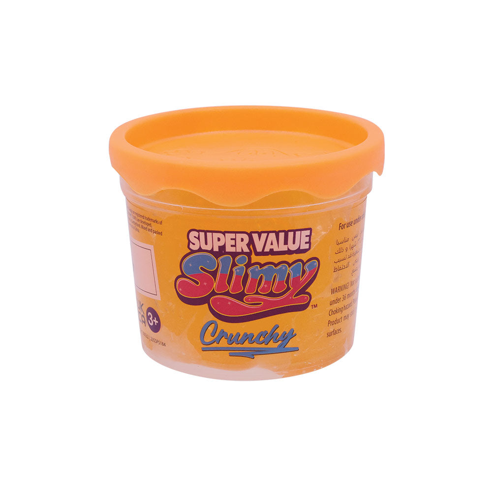 Slimy Super Value Crunchy Slime 4oz, 109g Non-Toxic, Non-Irritating, Swiss-Made
