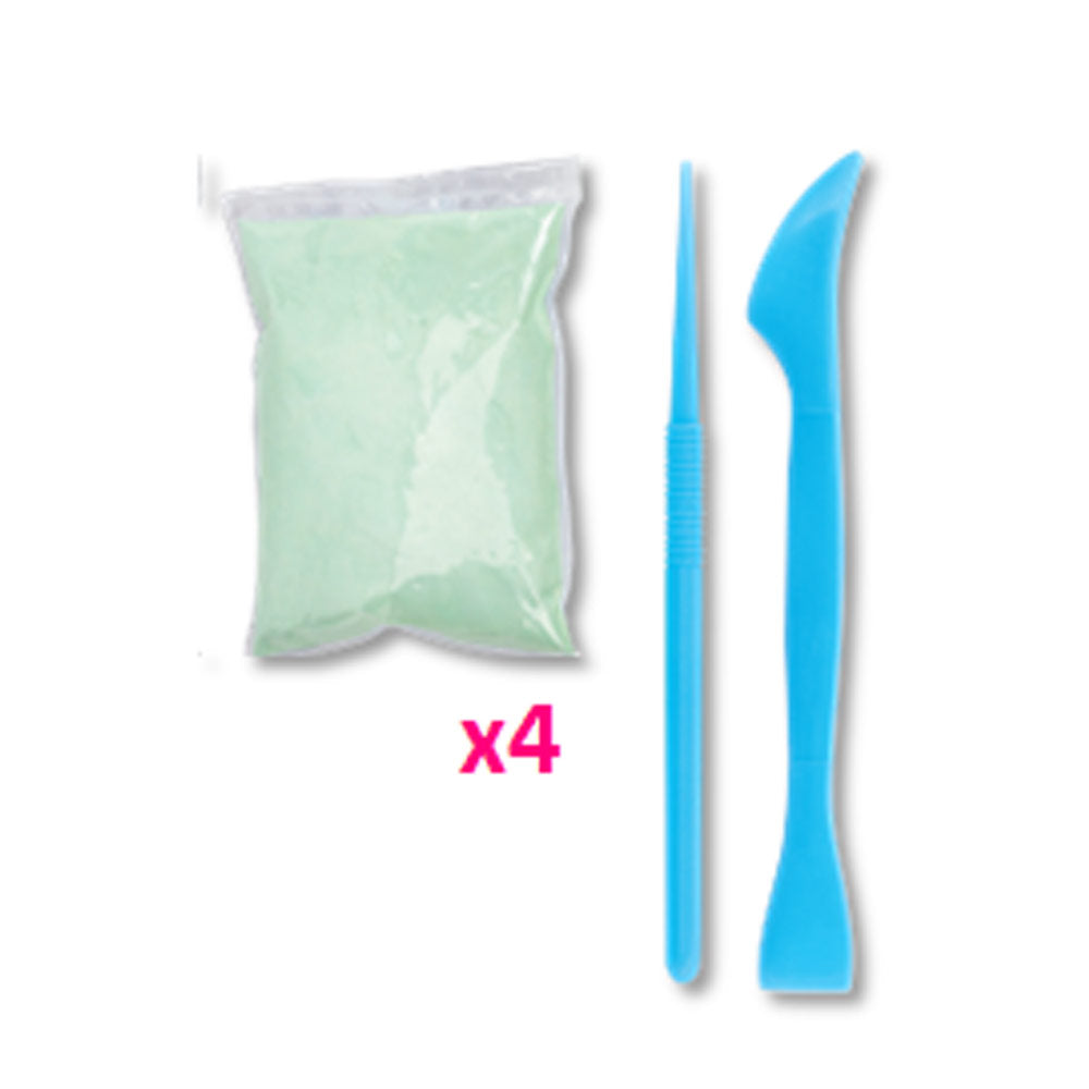 Slimy Planet Dough DIY Dough Making Kit 4 Colors with Tools 500grams