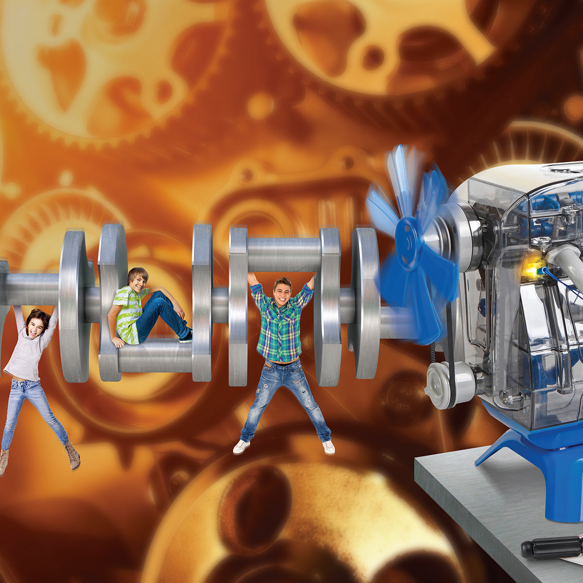 Discovery Mindblown STEM Model Engine Kit
