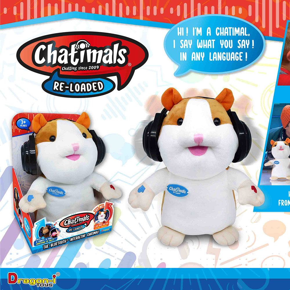 Chatimals Re-Loaded Hamster Bluetooth Interactive Soft Toys
