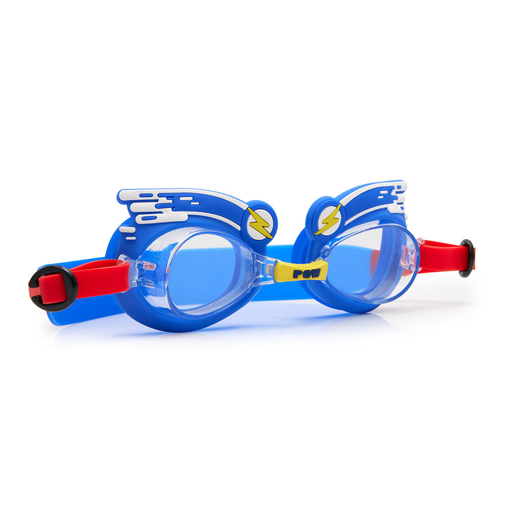 Aqua2ude Mini Rocket Blue Anti-Fog, Polarized, UV Protection Kids Swim Goggles