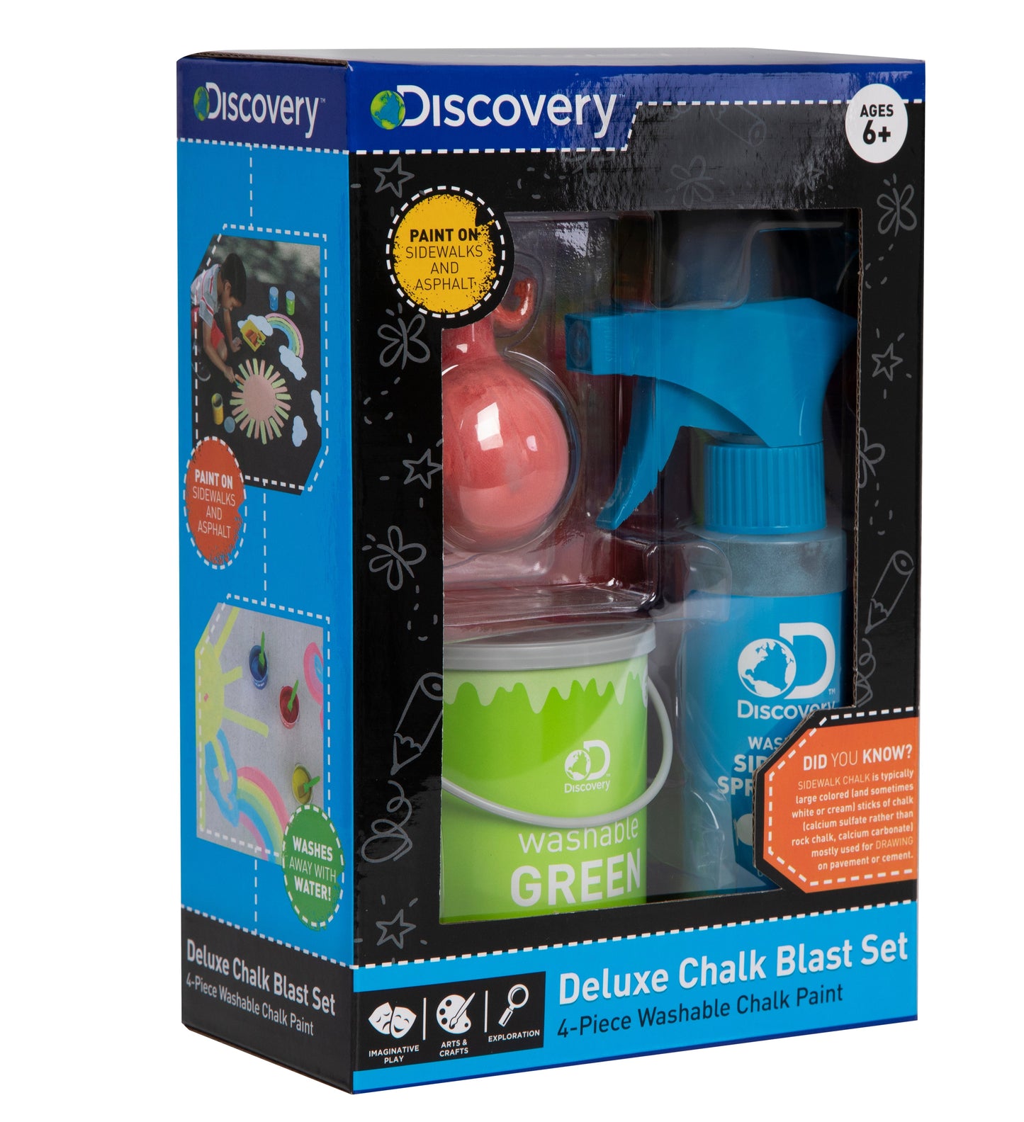 Discovery Kids STEM Deluxe Chalk Blast Assorted Set