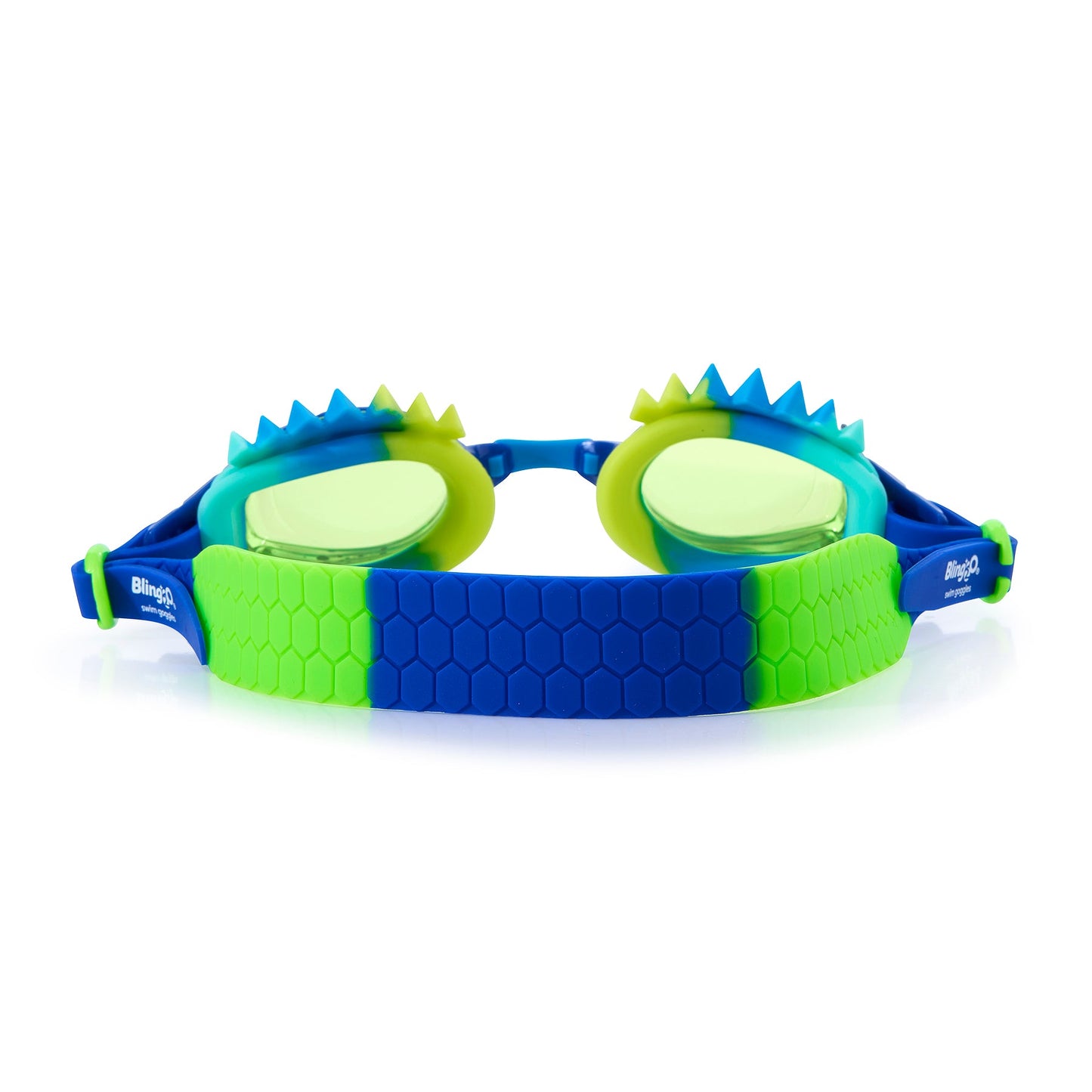 Bling2o Green Strange Things Anti Fog, No Leak, Non Slip and UV Protection Kids' Swim Goggles