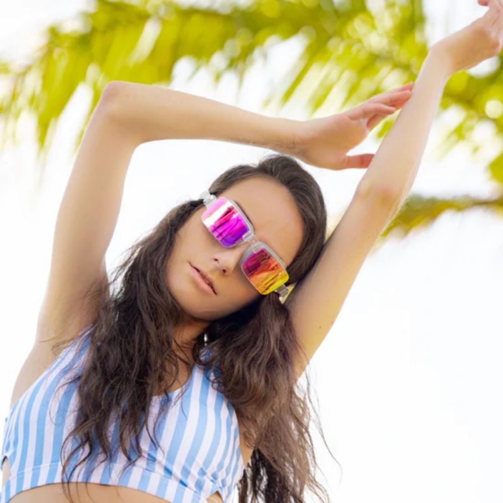 Bling2o Shining Vivacity Anti Fog, No Leak, Non Slip and UV Protection Adult & Teen Swim Goggles