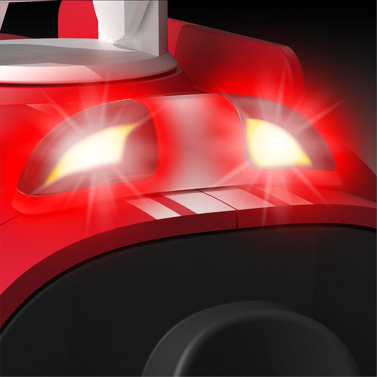 Sharper Image Remote Control Fire Engine Lights and Sounds Car Toy