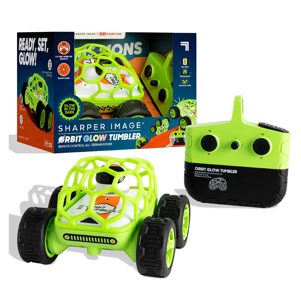 Sharper Image Remote Control Glow In The Dark Orbit Tumbler Car