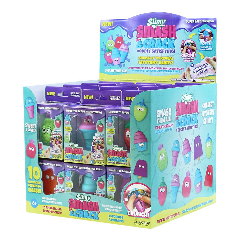 Slimy Smash and Crack Pack with Mystery Slime, Assorted (Random Design)