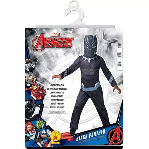 Rubies Marvel Black Panther Classic Book Week and World Book Day Halloween Child Costume