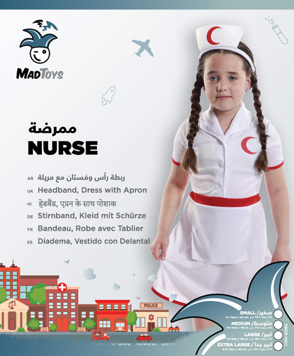 Mad Toys Nurse Kids Professions Costumes