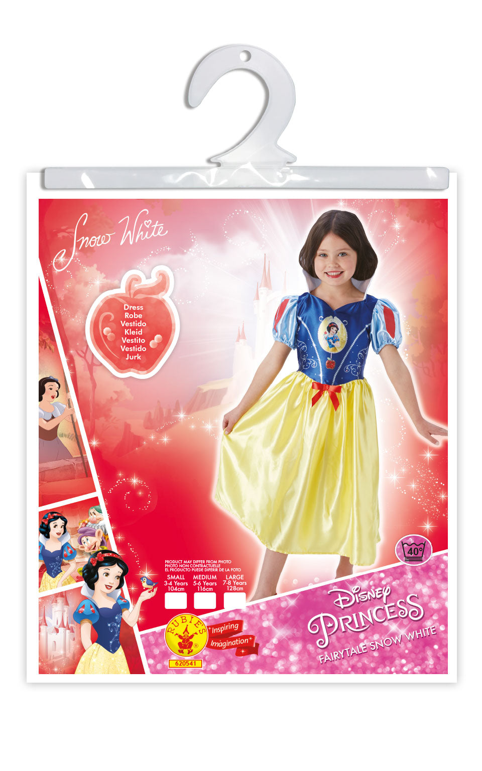 Rubies Disney Classic Snow White Fairy Tale Book Week and World Book Day Halloween Child Costume