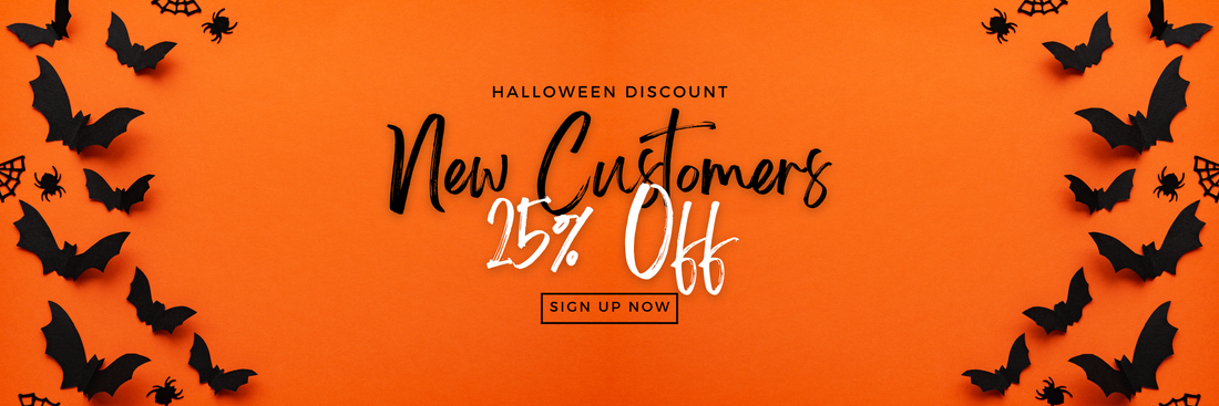 25% Halloween Discount for New Customers