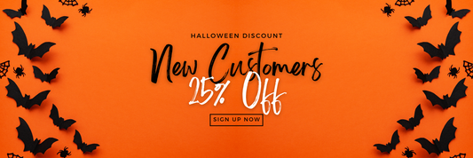 25% Halloween Discount for New Customers