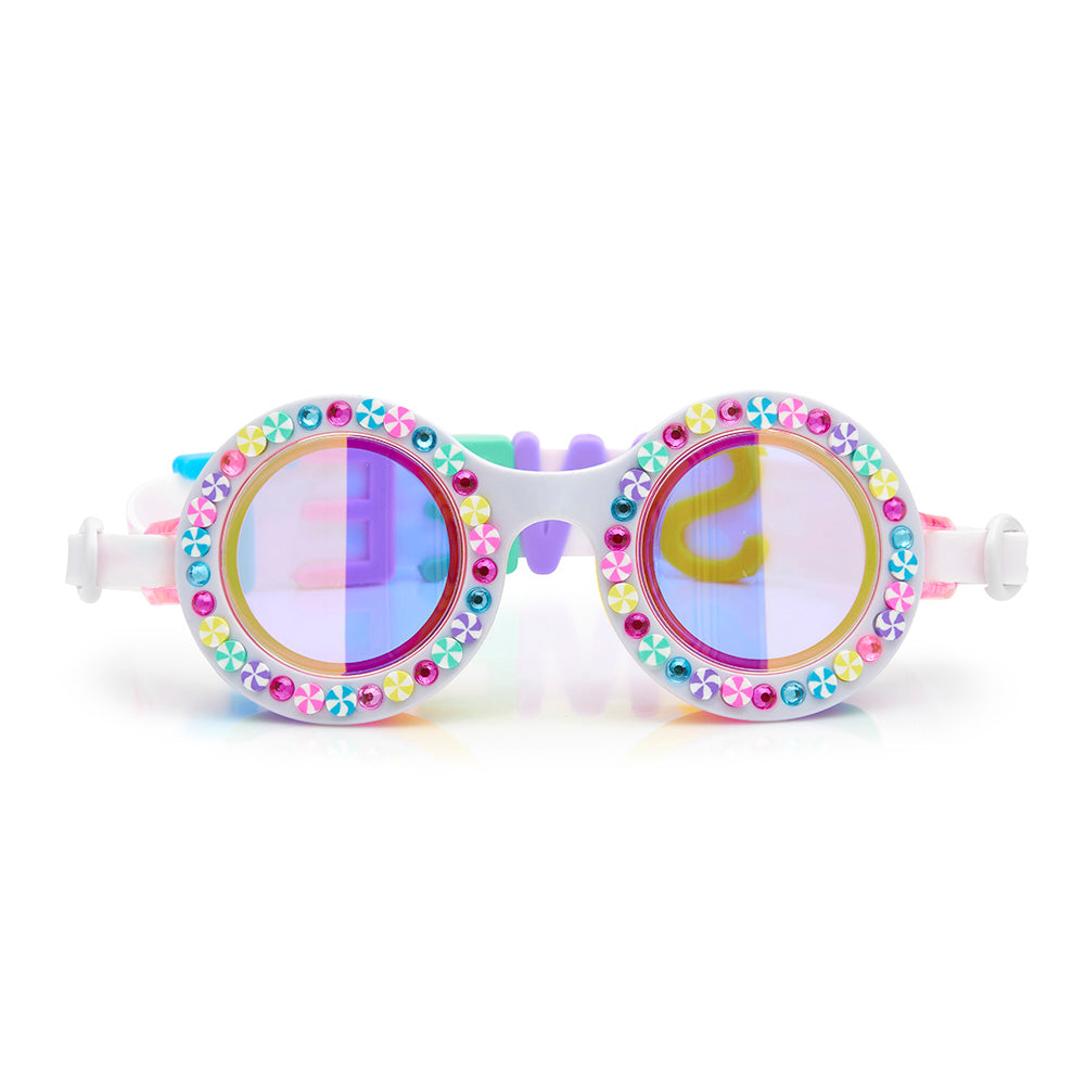 Bling2o Bright Strip Rainbow Ribbon Girls Kids Swim Goggles