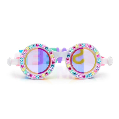 Bling2o Bright Strip Rainbow Ribbon Girls Kids Swim Goggles