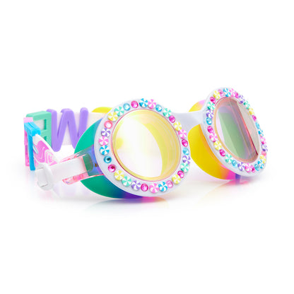 Bling2o Bright Strip Rainbow Ribbon Girls Kids Swim Goggles