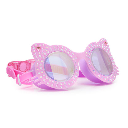 Bling2o Paw Print Pink Kitten Kids' Swim Goggles