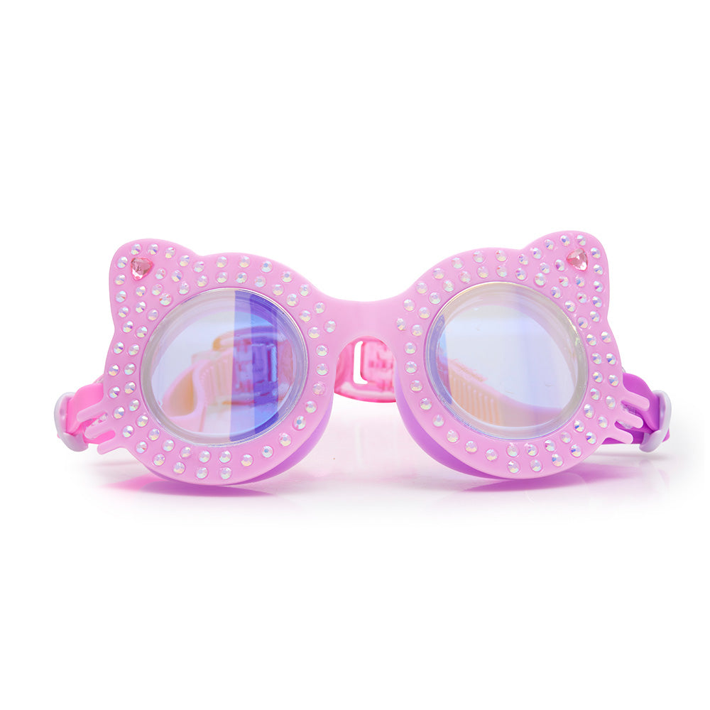 Bling2o Paw Print Pink Kitten Kids' Swim Goggles