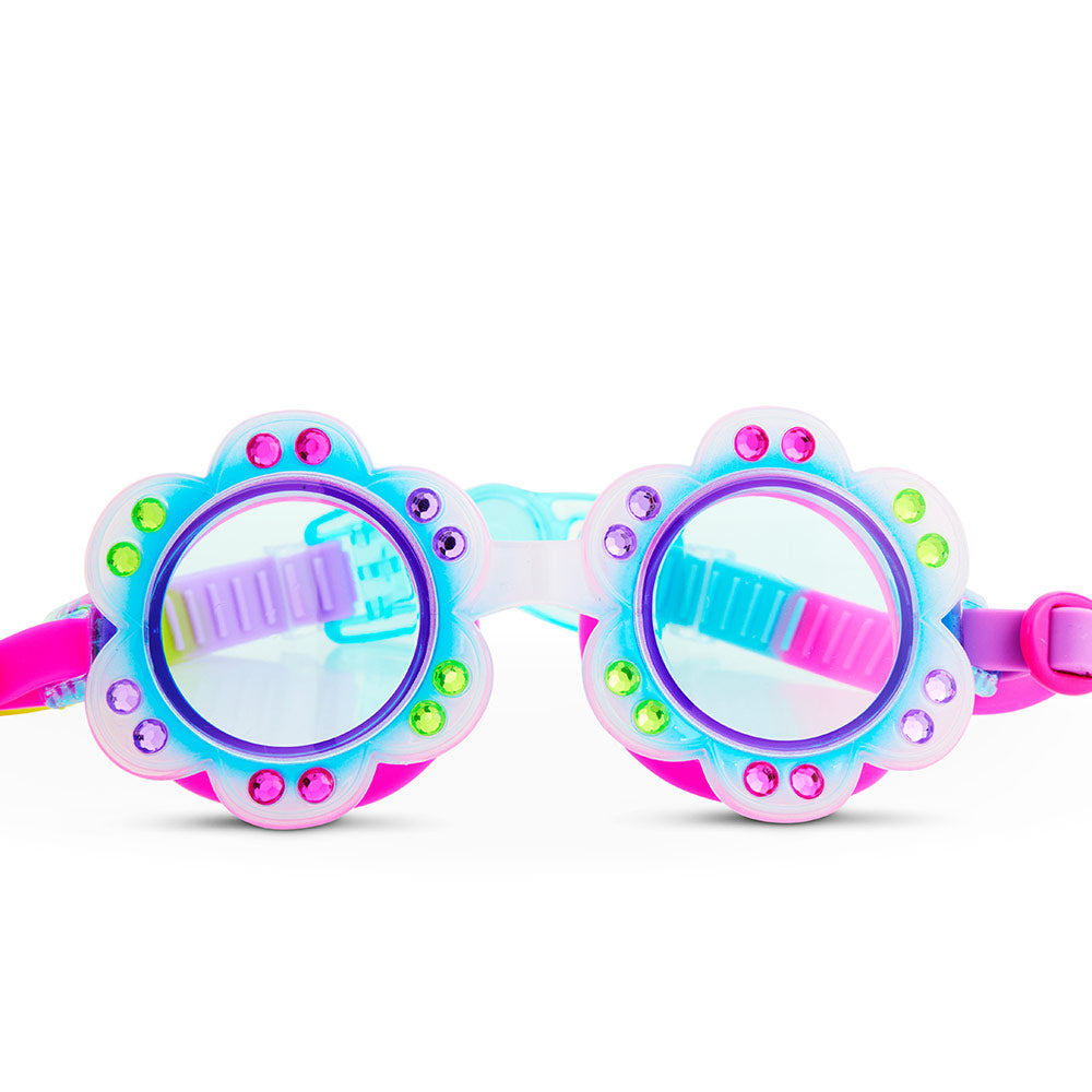 Bling2o Blossom Blue Petals Girl Kids' Swim Goggles