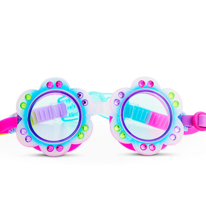 Bling2o Blossom Blue Petals Girl Kids' Swim Goggles
