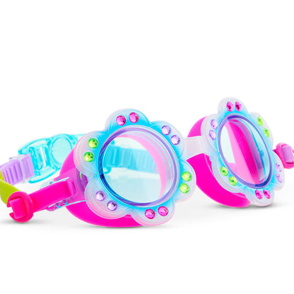 Bling2o Blossom Blue Petals Girl Kids' Swim Goggles
