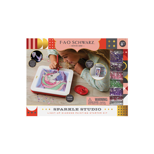 F.A.O. Schwarz® DIY LED Diamond Art Studio Painting Kit