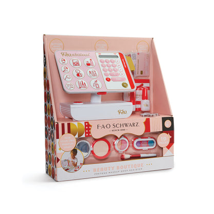 F.A.O. Schwarz® Beauty Boutique Pretend Makeup Shop Register, 19pcs