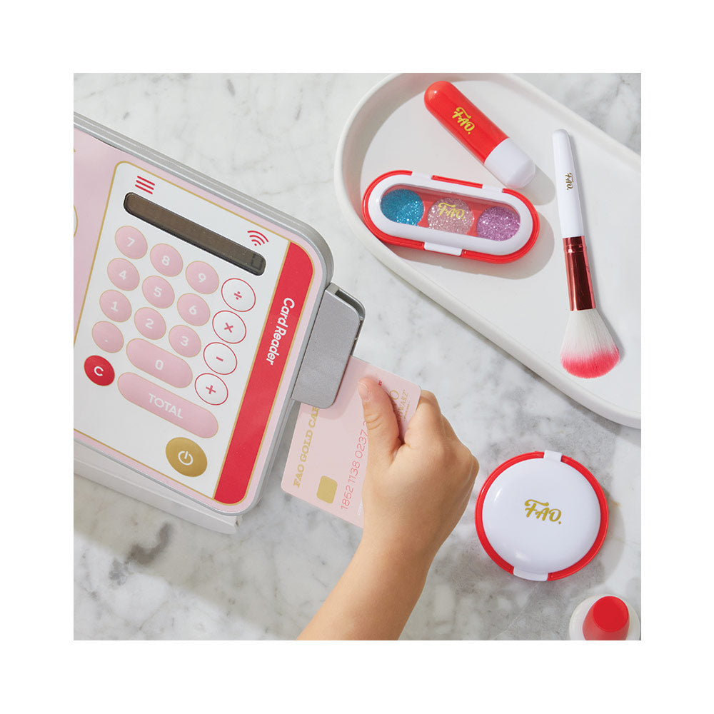 F.A.O. Schwarz® Beauty Boutique Pretend Makeup Shop Register, 19pcs