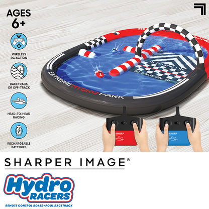 Sharper Image Remote Control Hydro Park Racers With Pool
