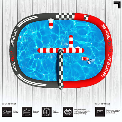 Sharper Image Remote Control Hydro Park Racers With Pool