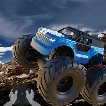 Sharper Image Rampage Renegade Remote Control Off-Road Monster Truck, All-Terrain Oversized Tires Suspension System RC Toy