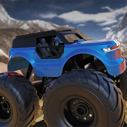 Sharper Image Rampage Renegade Remote Control Off-Road Monster Truck, All-Terrain Oversized Tires Suspension System RC Toy