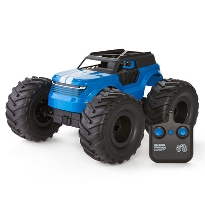 Sharper Image Rampage Renegade Remote Control Off-Road Monster Truck, All-Terrain Oversized Tires Suspension System RC Toy