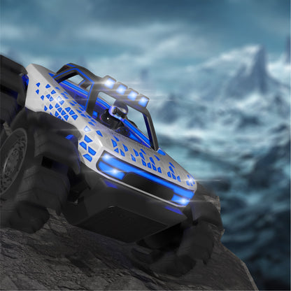 Sharper Image Phantom Crawler RC Light-Up Truck, Expanding Tires Rechargeable Battery Durable Wireless RC Action Toy