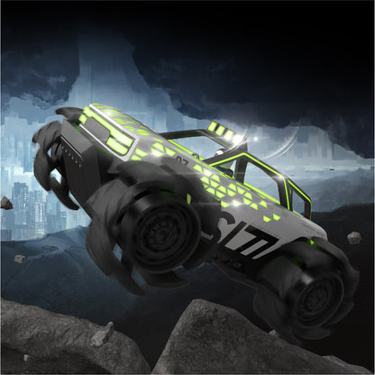 Sharper Image Phantom Crawler RC Light-Up Truck, Expanding Tires Rechargeable Battery Durable Wireless RC Action Toy