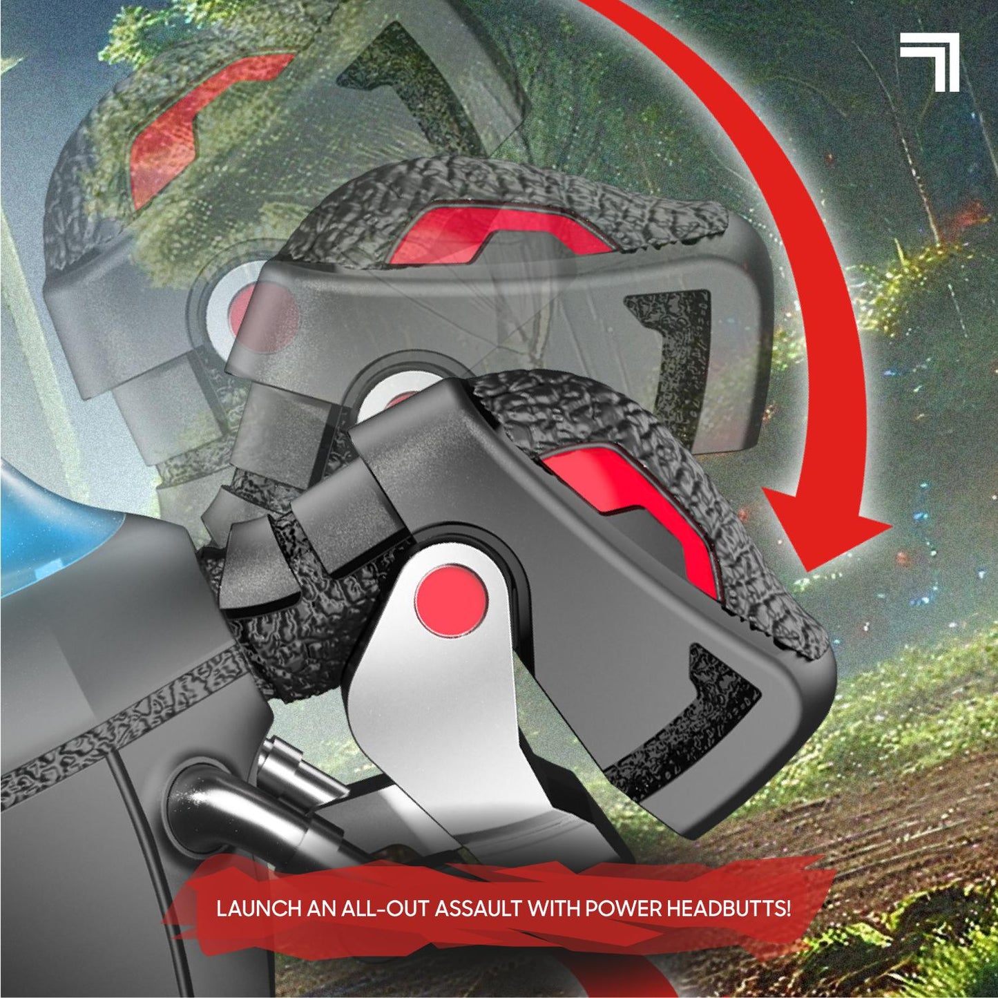 Sharper Image® Robo Raptor Rivals Remote Control Battle Dinos Dual & Multi-Player Toy with Light & Sound Effect for Kids 8+ Years