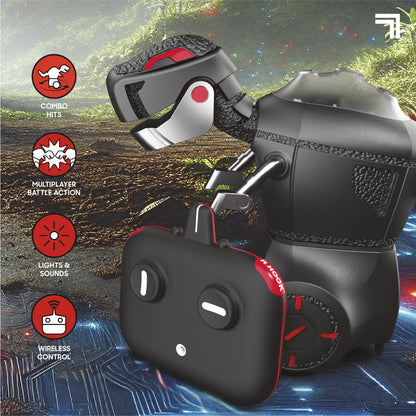 Sharper Image® Robo Raptor Rivals Remote Control Battle Dinos Dual & Multi-Player Toy with Light & Sound Effect for Kids 8+ Years
