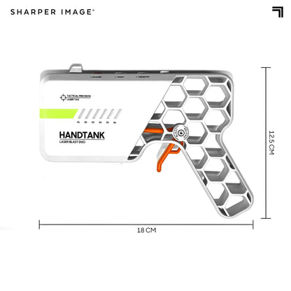 Sharper Image® Laser Tag Blaster Duo Set for Multi-Team Play, Lights & Sounds Effect, Dual Firing Modes Shooting Toy for Kids 8+ Years