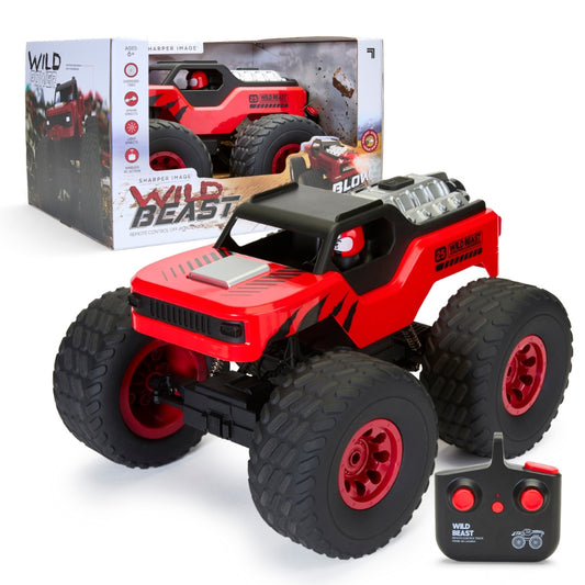 Wild Beast 4x4 Remote Control Off-Road Truck Rechargeable Batteries, Ideal Gift for RC Car Collectors & Kids 6+ Years