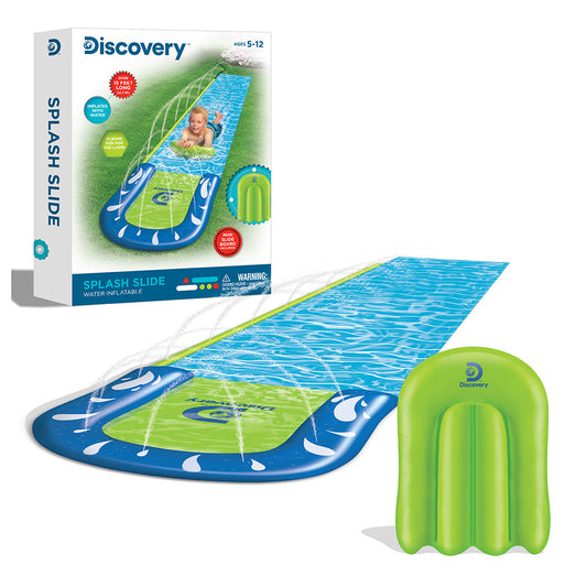 Discovery Toys Splash Slide Water Inflatable Outdoor Play Set