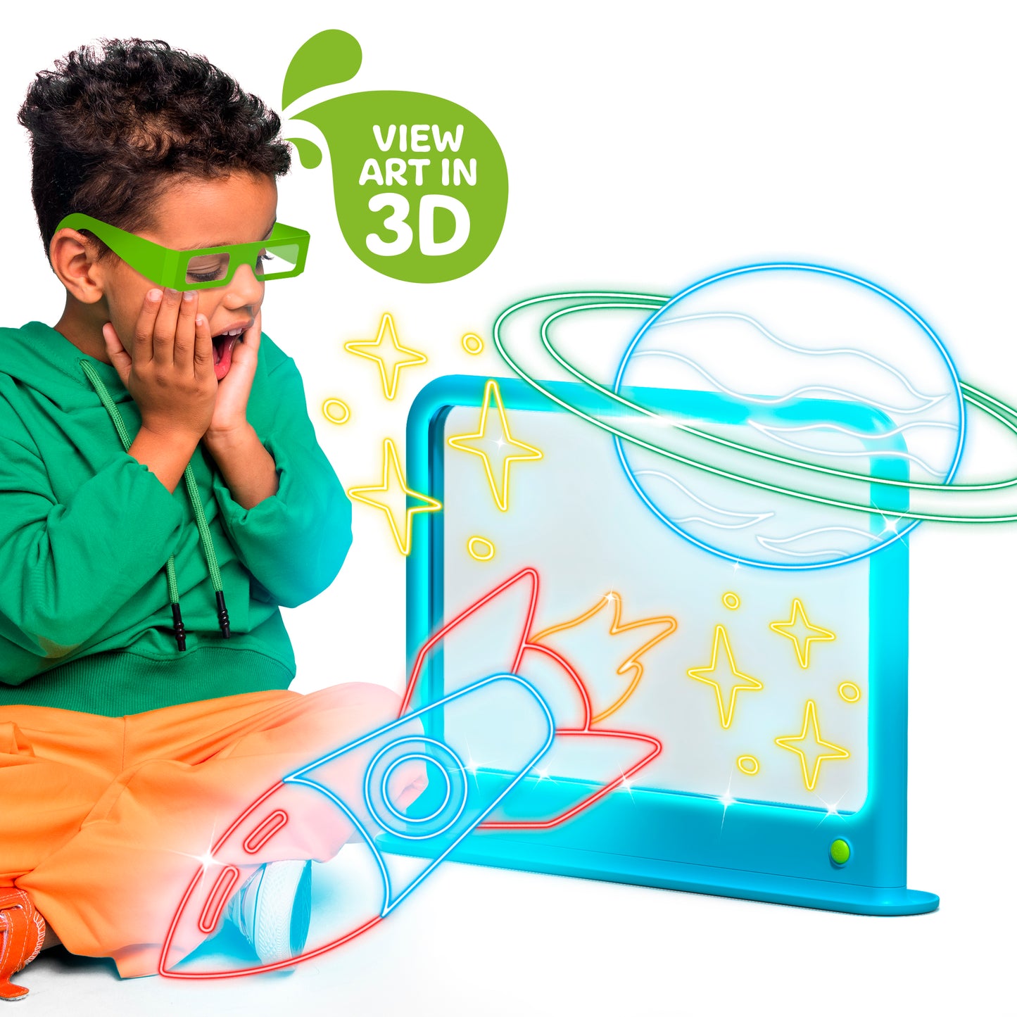 Discovery™ Deluxe Light Designer 6-In-1 Art Board, Arts & Crafts Kit, Educational Toys for Kids & Toddlers 4+ Years