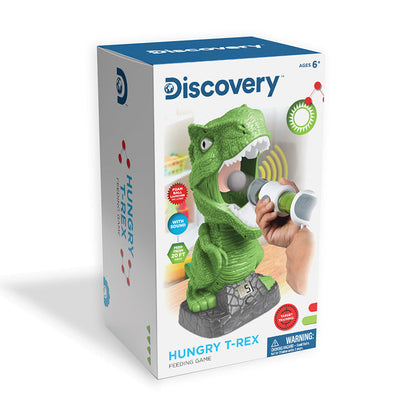 Discovery Kids Hungry T-Rex Feeding Shooting Soft Ball  Game with Sound
