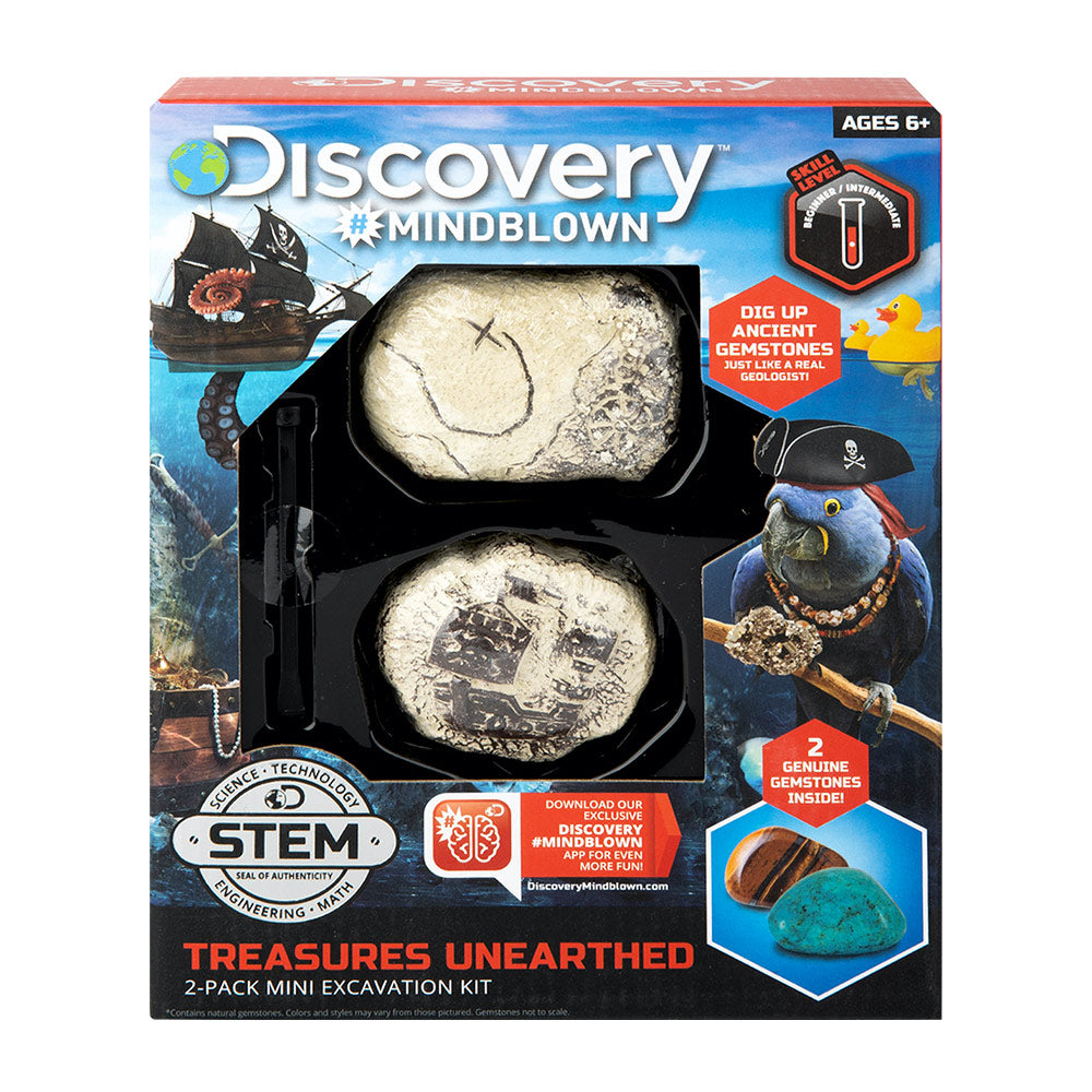 Discovery Mindblown Toy Excavation Kit Mini Treasure 2pc