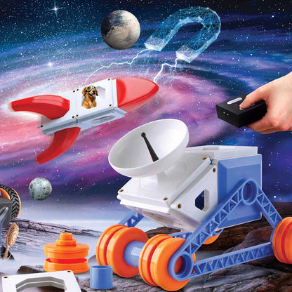 Discovery Mindblown Magnetic Building Tiles with Remote Control