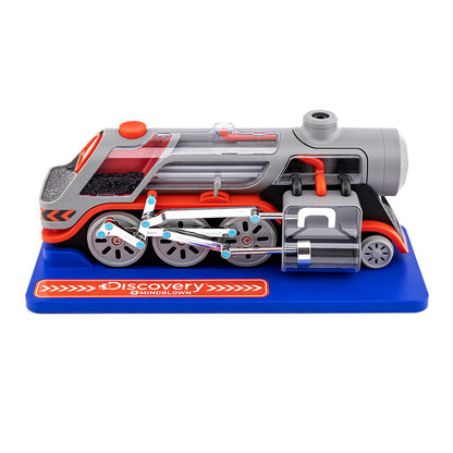 Discovery Mindblown Kids DIY Steam Engine 54-Piece Train Build Science Kit